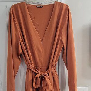 Women's Long Sleeve Wrap Dress